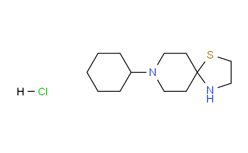 CAS No. 1221791-74-7, 8-Cyclohexyl-1-thia-4,8-diazaspiro[4.5]decane hydrochloride
