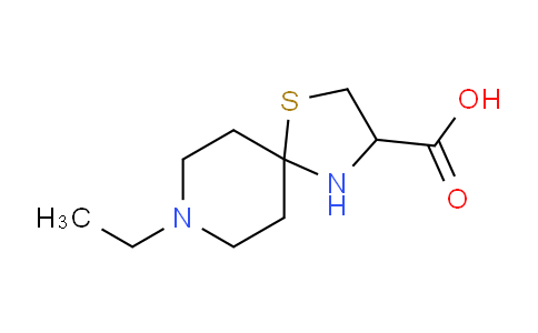 CAS No. 1437311-90-4, 8-Ethyl-1-thia-4,8-diazaspiro[4.5]decane-3-carboxylic acid