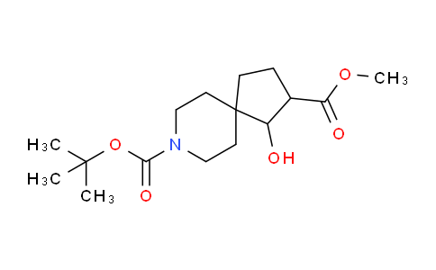 CAS No. 1363210-51-8, 8-tert-Butyl 2-methyl 1-hydroxy-8-azaspiro[4.5]decane-2,8-dicarboxylate
