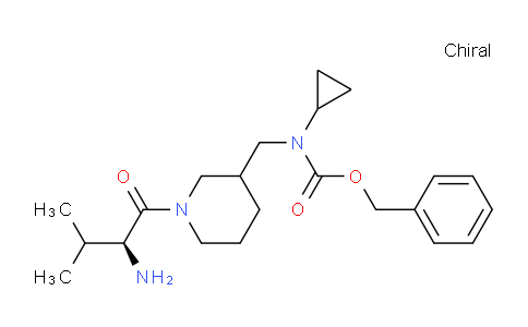 CAS No. 1354024-57-9, Benzyl ((1-((S)-2-amino-3-methylbutanoyl)piperidin-3-yl)methyl)(cyclopropyl)carbamate