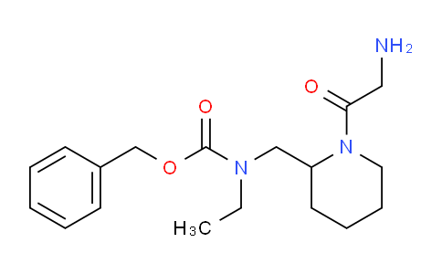 CAS No. 1353962-76-1, Benzyl ((1-(2-aminoacetyl)piperidin-2-yl)methyl)(ethyl)carbamate