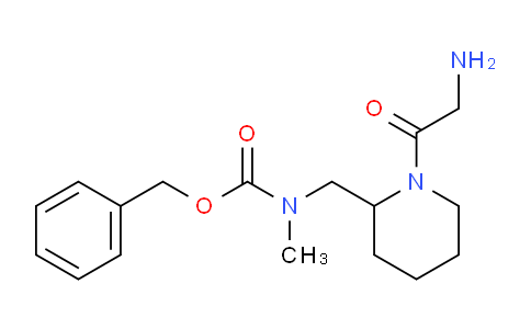 1353946-79-8 | Benzyl ((1-(2-aminoacetyl)piperidin-2-yl)methyl)(methyl)carbamate