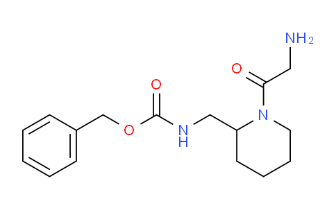 CAS No. 1353985-98-4, Benzyl ((1-(2-aminoacetyl)piperidin-2-yl)methyl)carbamate