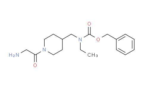 CAS No. 1353953-98-6, Benzyl ((1-(2-aminoacetyl)piperidin-4-yl)methyl)(ethyl)carbamate