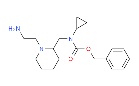 CAS No. 1353962-31-8, Benzyl ((1-(2-aminoethyl)piperidin-2-yl)methyl)(cyclopropyl)carbamate