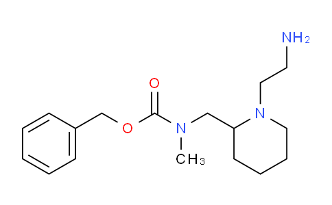 CAS No. 1353973-20-2, Benzyl ((1-(2-aminoethyl)piperidin-2-yl)methyl)(methyl)carbamate