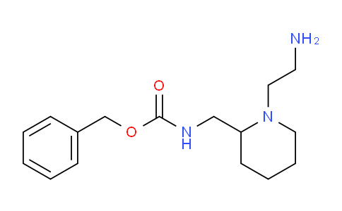 CAS No. 1353961-90-6, Benzyl ((1-(2-aminoethyl)piperidin-2-yl)methyl)carbamate