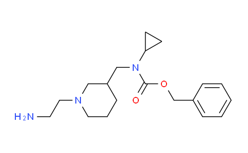 CAS No. 1353965-65-7, Benzyl ((1-(2-aminoethyl)piperidin-3-yl)methyl)(cyclopropyl)carbamate