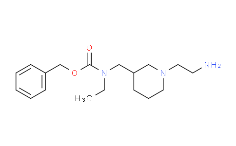 CAS No. 1353953-66-8, Benzyl ((1-(2-aminoethyl)piperidin-3-yl)methyl)(ethyl)carbamate