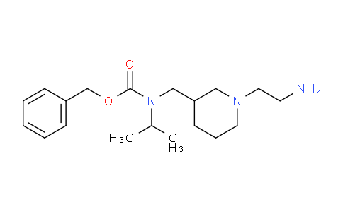 CAS No. 1353967-91-5, Benzyl ((1-(2-aminoethyl)piperidin-3-yl)methyl)(isopropyl)carbamate