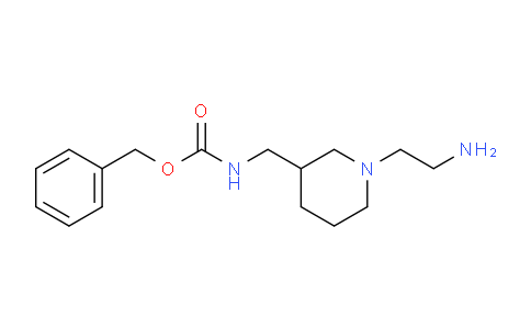 CAS No. 1353974-97-6, Benzyl ((1-(2-aminoethyl)piperidin-3-yl)methyl)carbamate