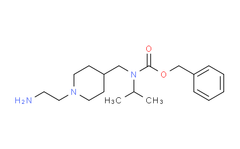 CAS No. 1353973-29-1, Benzyl ((1-(2-aminoethyl)piperidin-4-yl)methyl)(isopropyl)carbamate