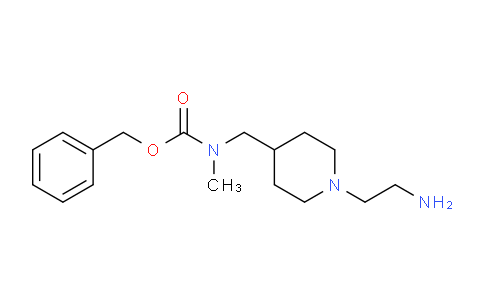 CAS No. 1353976-69-8, Benzyl ((1-(2-aminoethyl)piperidin-4-yl)methyl)(methyl)carbamate