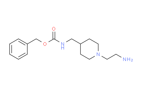 CAS No. 1353981-42-6, Benzyl ((1-(2-aminoethyl)piperidin-4-yl)methyl)carbamate