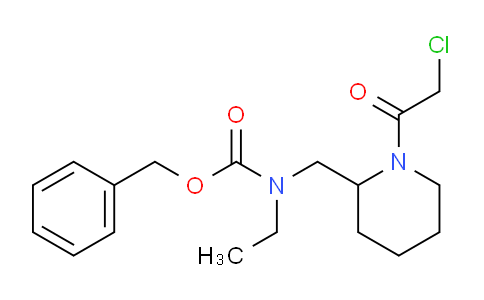 CAS No. 1353965-91-9, Benzyl ((1-(2-chloroacetyl)piperidin-2-yl)methyl)(ethyl)carbamate