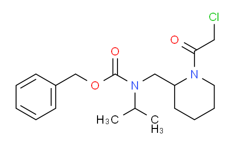 CAS No. 1353975-02-6, Benzyl ((1-(2-chloroacetyl)piperidin-2-yl)methyl)(isopropyl)carbamate