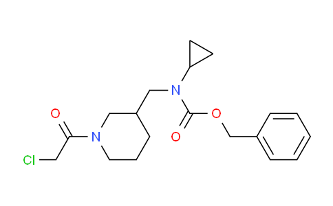 CAS No. 1353977-09-9, Benzyl ((1-(2-chloroacetyl)piperidin-3-yl)methyl)(cyclopropyl)carbamate