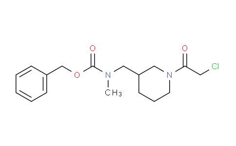 CAS No. 1353968-30-5, Benzyl ((1-(2-chloroacetyl)piperidin-3-yl)methyl)(methyl)carbamate
