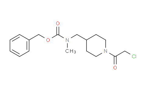CAS No. 1353965-82-8, Benzyl ((1-(2-chloroacetyl)piperidin-4-yl)methyl)(methyl)carbamate