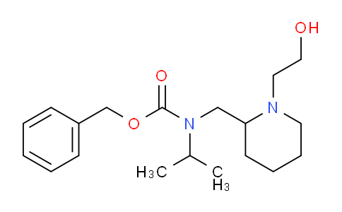 CAS No. 1353987-46-8, Benzyl ((1-(2-hydroxyethyl)piperidin-2-yl)methyl)(isopropyl)carbamate