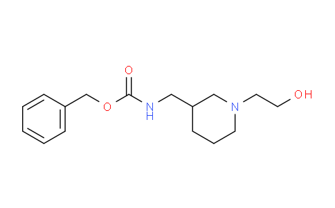 CAS No. 1353987-33-3, Benzyl ((1-(2-hydroxyethyl)piperidin-3-yl)methyl)carbamate