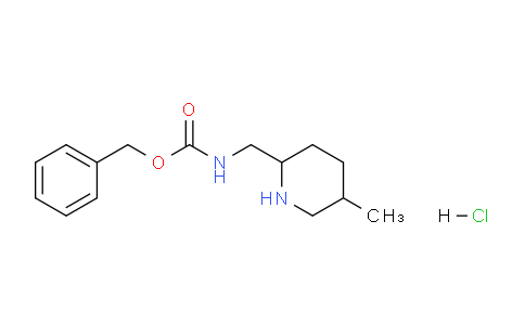 CAS No. 1823856-87-6, Benzyl ((5-methylpiperidin-2-yl)methyl)carbamate hydrochloride