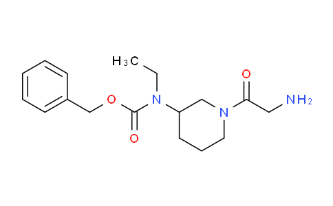 CAS No. 1353963-92-4, Benzyl (1-(2-aminoacetyl)piperidin-3-yl)(ethyl)carbamate