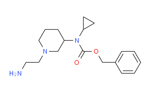 CAS No. 1353987-57-1, Benzyl (1-(2-aminoethyl)piperidin-3-yl)(cyclopropyl)carbamate