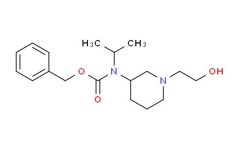 CAS No. 1353973-48-4, Benzyl (1-(2-hydroxyethyl)piperidin-3-yl)(isopropyl)carbamate