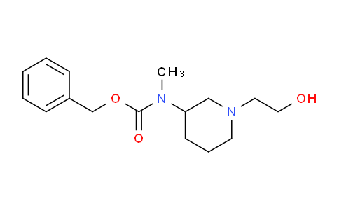 CAS No. 1353973-39-3, Benzyl (1-(2-hydroxyethyl)piperidin-3-yl)(methyl)carbamate
