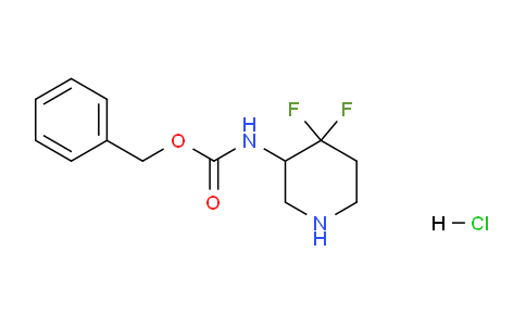 CAS No. 1951441-71-6, Benzyl (4,4-difluoropiperidin-3-yl)carbamate hydrochloride