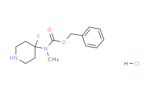 CAS No. 1391732-73-2, Benzyl (4-fluoropiperidin-4-yl)(methyl)carbamate hydrochloride