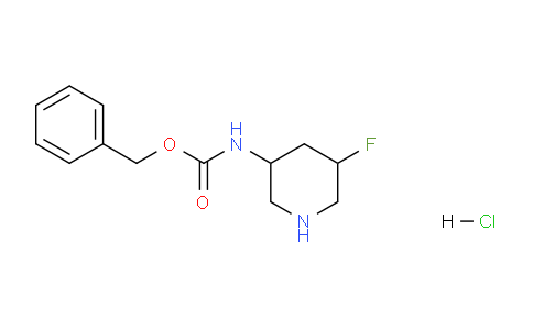 CAS No. 1356342-49-8, Benzyl (5-fluoropiperidin-3-yl)carbamate hydrochloride