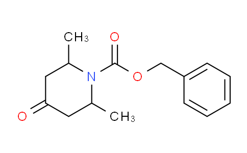 CAS No. 1233932-12-1, Benzyl 2,6-dimethyl-4-oxopiperidine-1-carboxylate