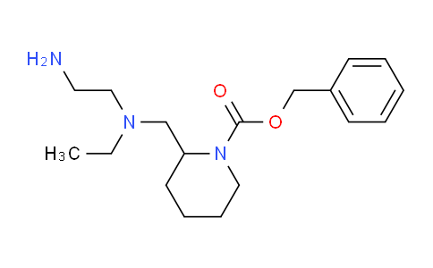 CAS No. 1353979-59-5, Benzyl 2-(((2-aminoethyl)(ethyl)amino)methyl)piperidine-1-carboxylate