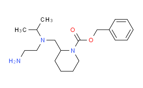 CAS No. 1353957-66-0, Benzyl 2-(((2-aminoethyl)(isopropyl)amino)methyl)piperidine-1-carboxylate