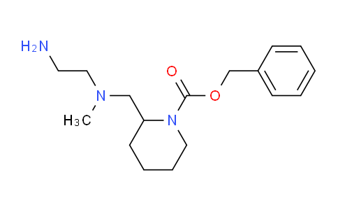 CAS No. 1353986-78-3, Benzyl 2-(((2-aminoethyl)(methyl)amino)methyl)piperidine-1-carboxylate