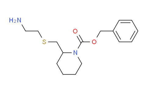 MC639624 | 1353962-92-1 | Benzyl 2-(((2-aminoethyl)thio)methyl)piperidine-1-carboxylate