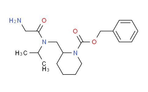 CAS No. 1353960-11-8, Benzyl 2-((2-amino-N-isopropylacetamido)methyl)piperidine-1-carboxylate