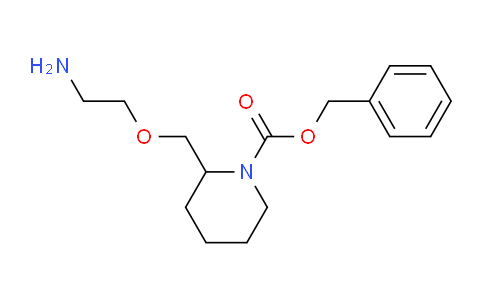 CAS No. 1353946-80-1, Benzyl 2-((2-aminoethoxy)methyl)piperidine-1-carboxylate