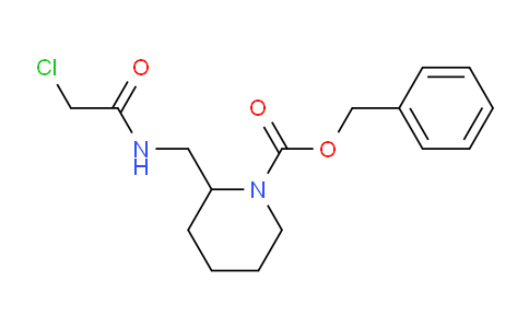 CAS No. 1353958-04-9, Benzyl 2-((2-chloroacetamido)methyl)piperidine-1-carboxylate
