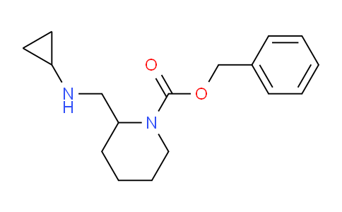 CAS No. 1353945-15-9, Benzyl 2-((cyclopropylamino)methyl)piperidine-1-carboxylate