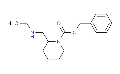 CAS No. 1353982-14-5, Benzyl 2-((ethylamino)methyl)piperidine-1-carboxylate
