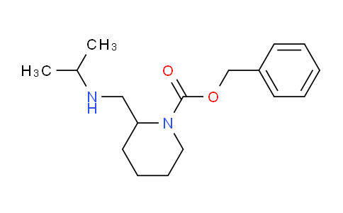 CAS No. 1353953-13-5, Benzyl 2-((isopropylamino)methyl)piperidine-1-carboxylate