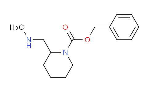 CAS No. 1353971-44-4, Benzyl 2-((methylamino)methyl)piperidine-1-carboxylate