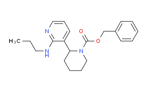 CAS No. 1352539-84-4, Benzyl 2-(2-(propylamino)pyridin-3-yl)piperidine-1-carboxylate