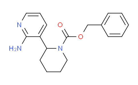 CAS No. 1352516-41-6, Benzyl 2-(2-aminopyridin-3-yl)piperidine-1-carboxylate