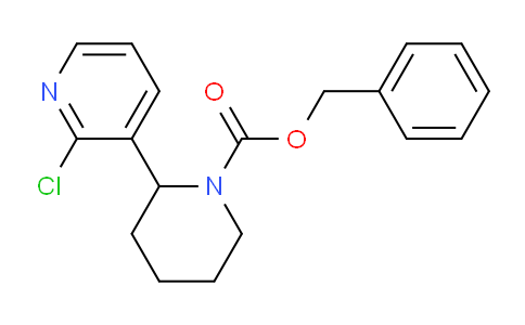 CAS No. 1352534-68-9, Benzyl 2-(2-chloropyridin-3-yl)piperidine-1-carboxylate