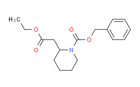 CAS No. 167170-23-2, Benzyl 2-(2-ethoxy-2-oxoethyl)piperidine-1-carboxylate