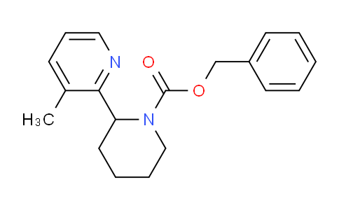 CAS No. 1352511-15-9, Benzyl 2-(3-methylpyridin-2-yl)piperidine-1-carboxylate